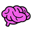 Brain Made Digital Icon