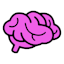 Brain Made Digital Icon